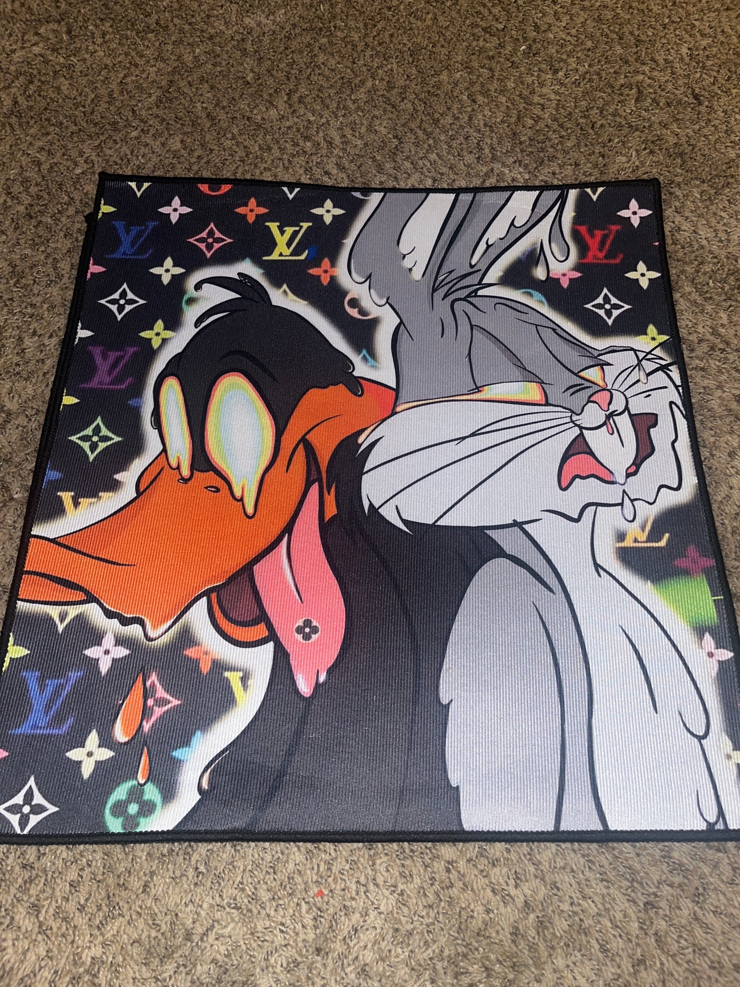 Looney toons trippy rug
