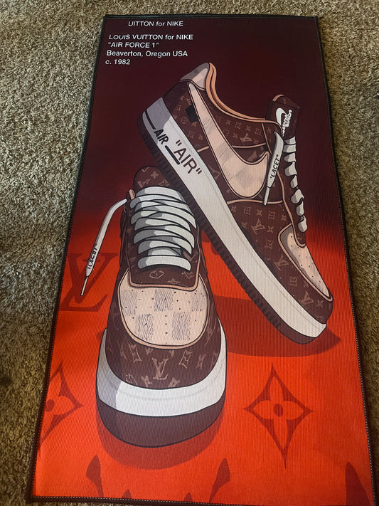 Lv Nike style rug