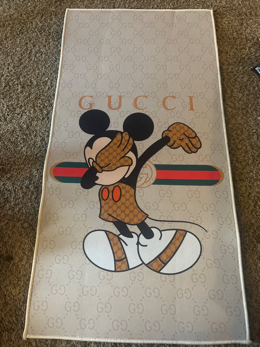 Mickey Gucci style rug