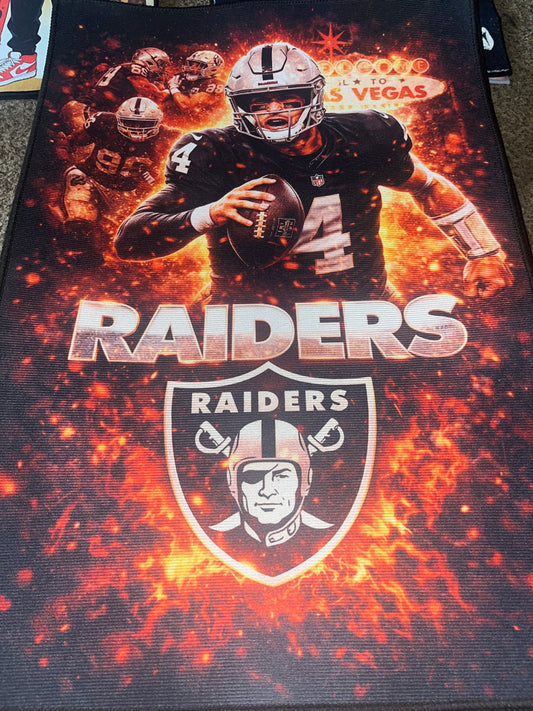 Raiders rug